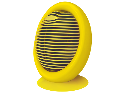 1. Zanussi тепловентилятор ZFH/C-405 yellow (семейство SPAZIO)