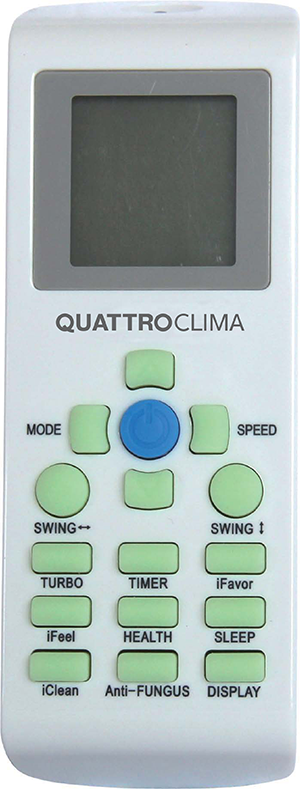 3. QuattroClima сплит-система кассетный QV-I12CG1/QN-I12UG1/QA-ICP11 (серия Кассетные сплит-системы постоянной производительности)