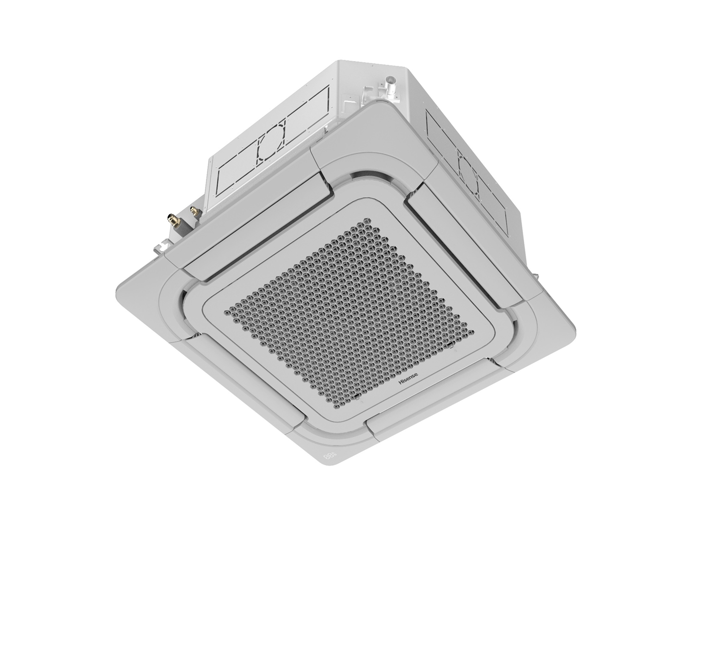 1. Hisense сплит-система кассетный ACT-18UR4RCC8/AUW-18U4RS7/PE-QEA/LD (серия HEAVY EU DC Inverter R32 Wi-Fi)